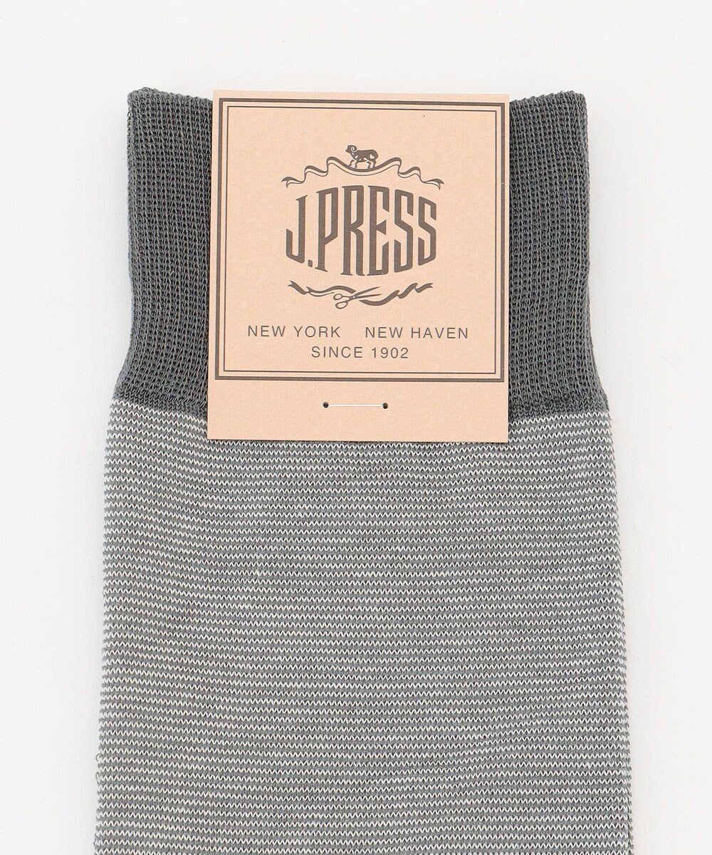 J.PRESS MEN 【定番】ハイゲージボーダーソックス 