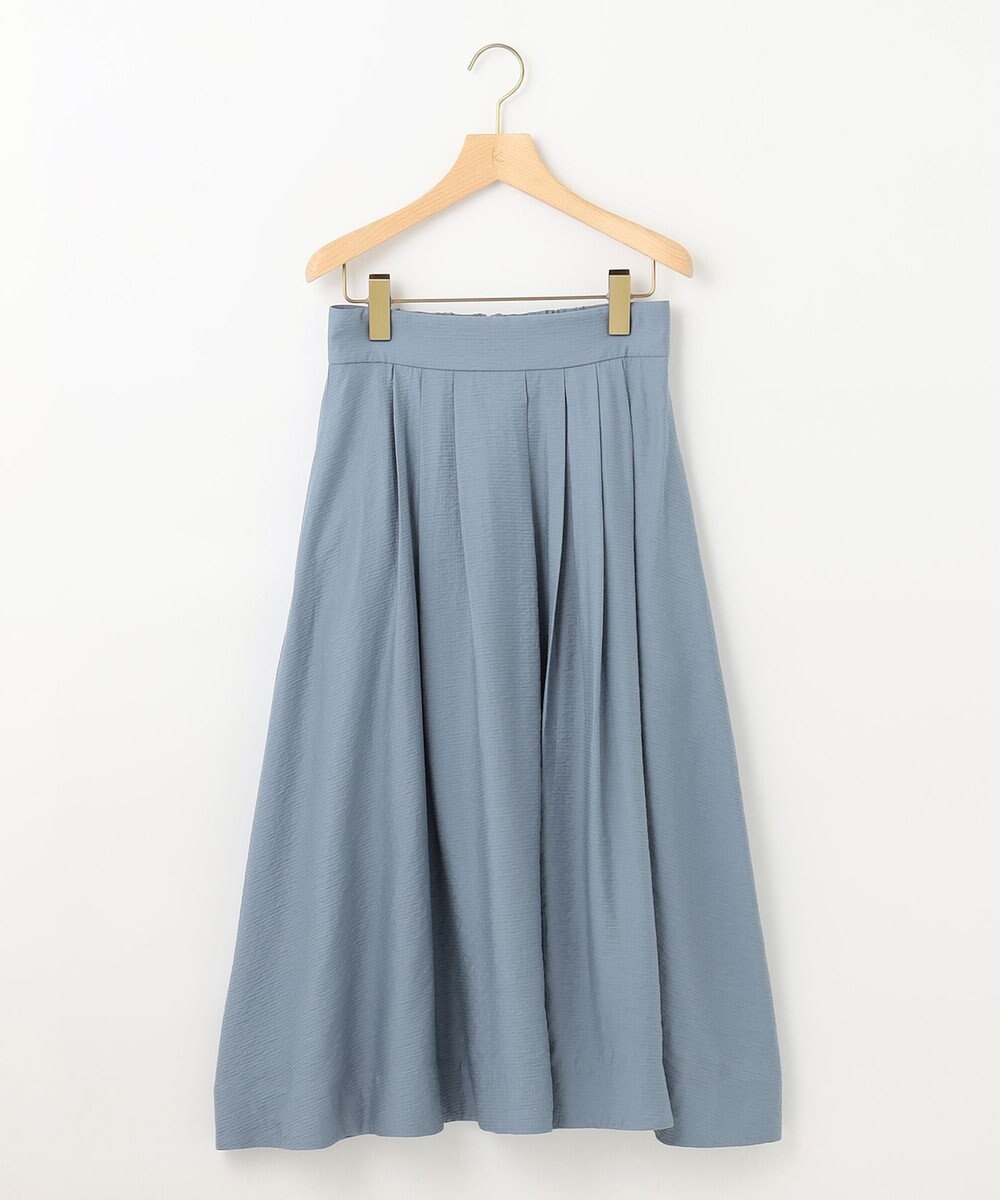 組曲 【セットアップ対応・ウエストゴム仕様】ニュアンスシフォン スカート 
