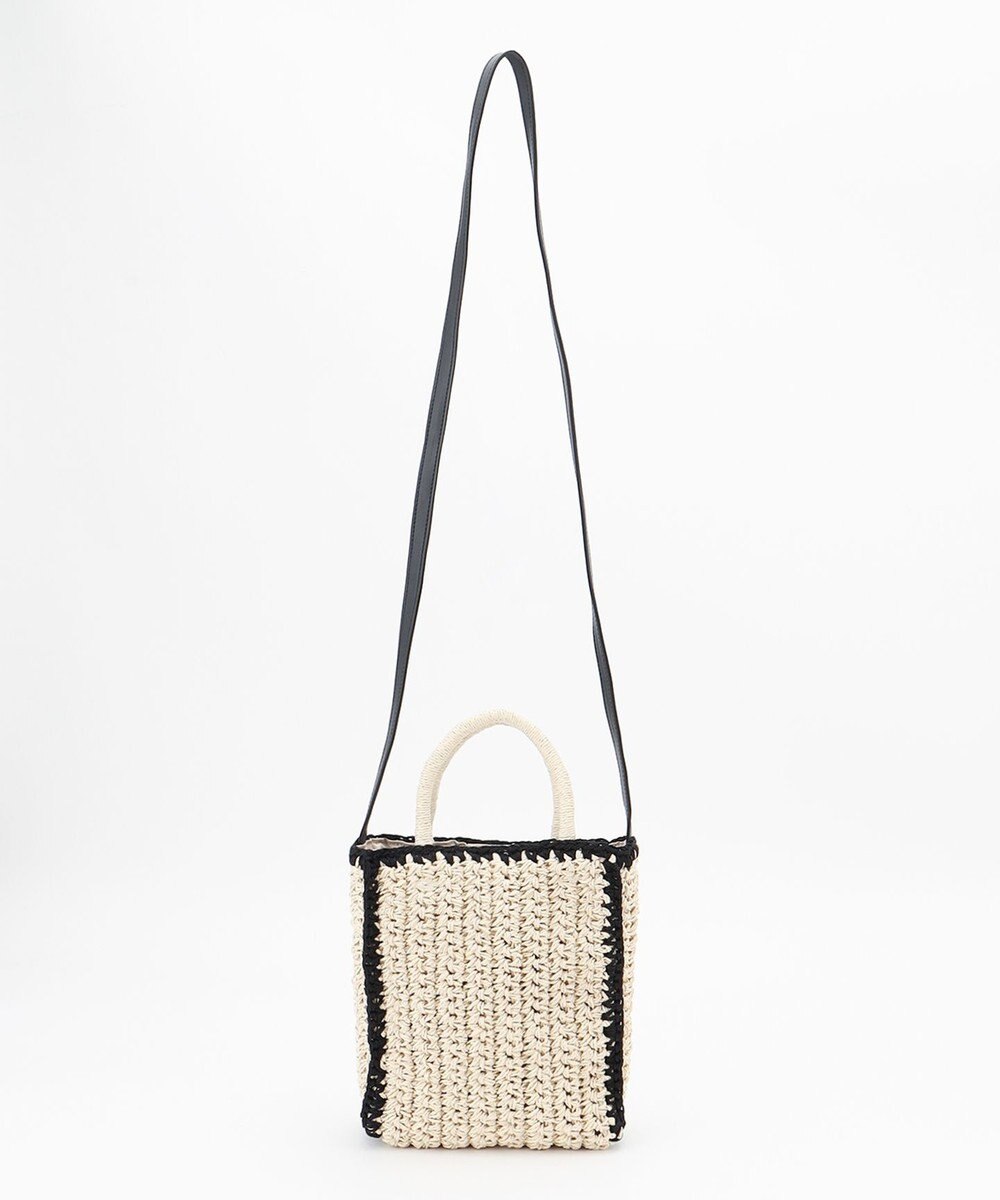 ANY SIS バイカラーミニカゴショルダー バッグ 