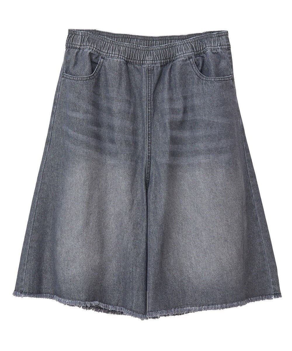 Green Parks ・ＤＯＵＢＬＥ　ＦＬＡＧＳ　ワイドデニムハーフパンツ 