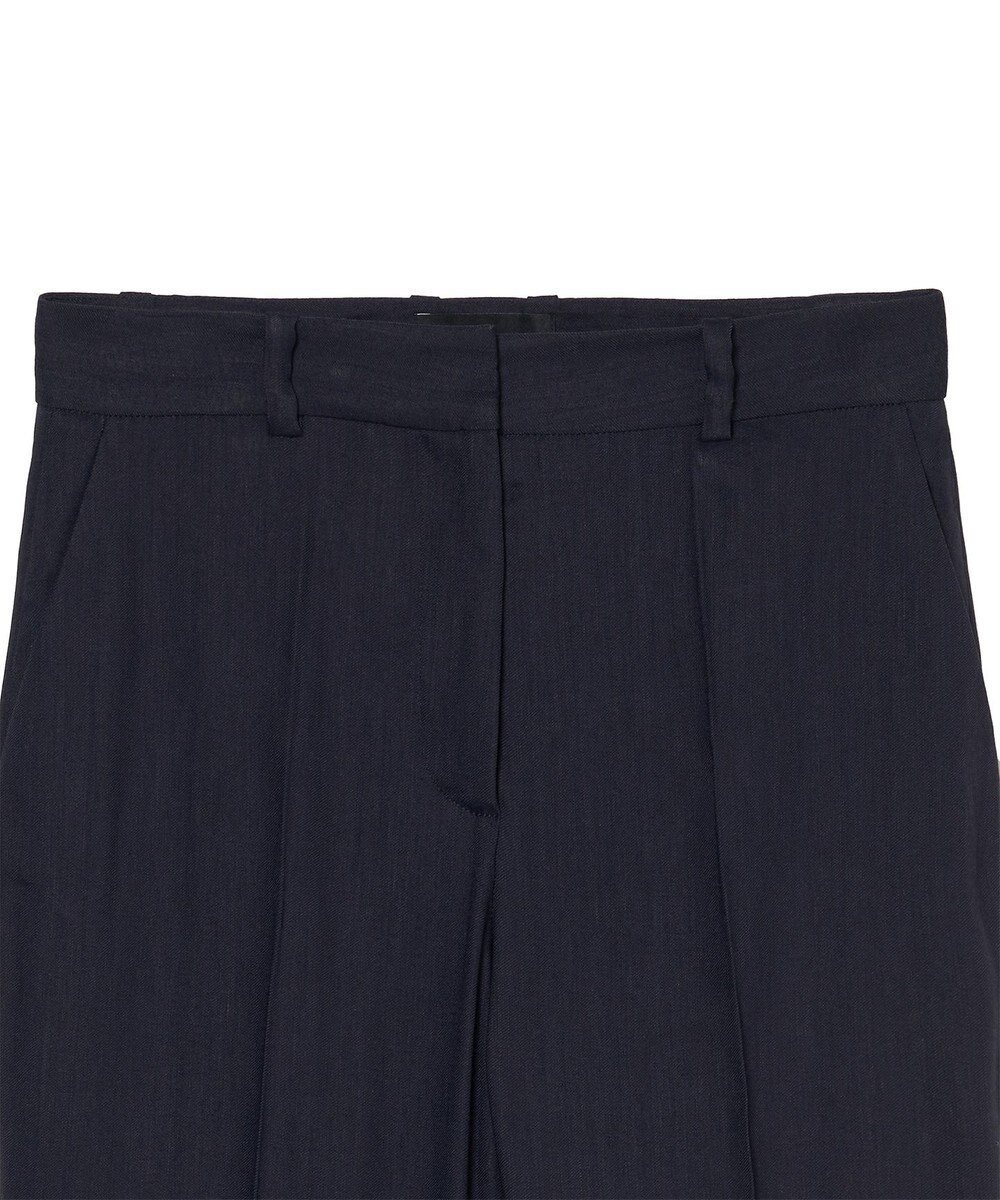 JOSEPH ストレッチリネン　フレアトラウザーズ 