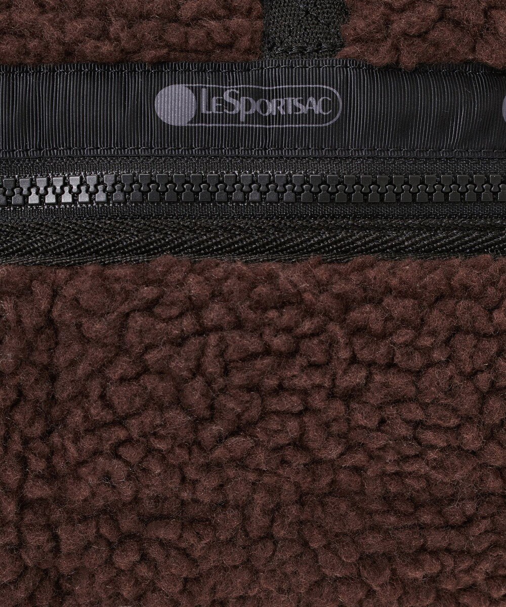 LeSportsac PUFFY MINI DUFFEL/ダークチョコレートシェルパ 