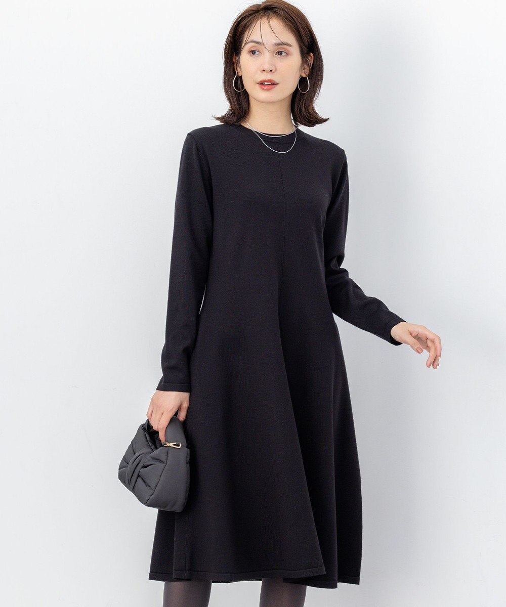 組曲 L シックフレアニットワンピース 