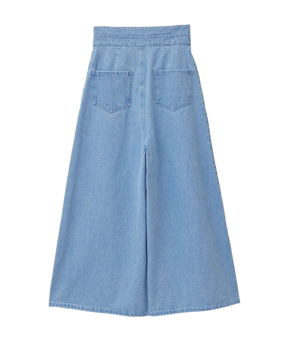 earth music&ecology ダブルベルトデザインワイドパンツ 