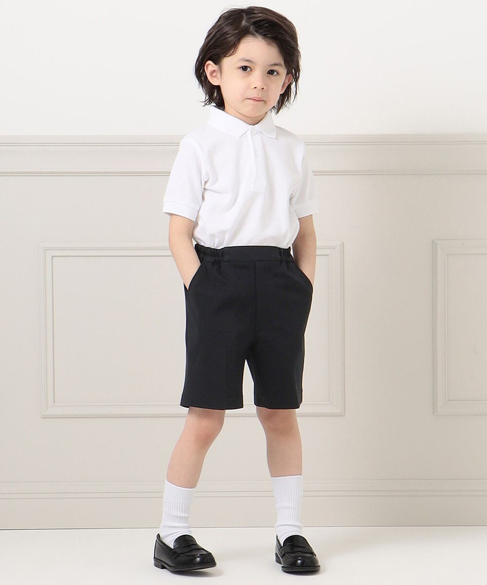 J.PRESS KIDS 【90-130cm】40／2鹿の子 ポロシャツ(半袖・刺繍なし） 