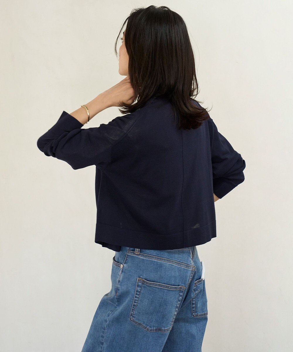 UNFILO イージー ショート カーディガン 