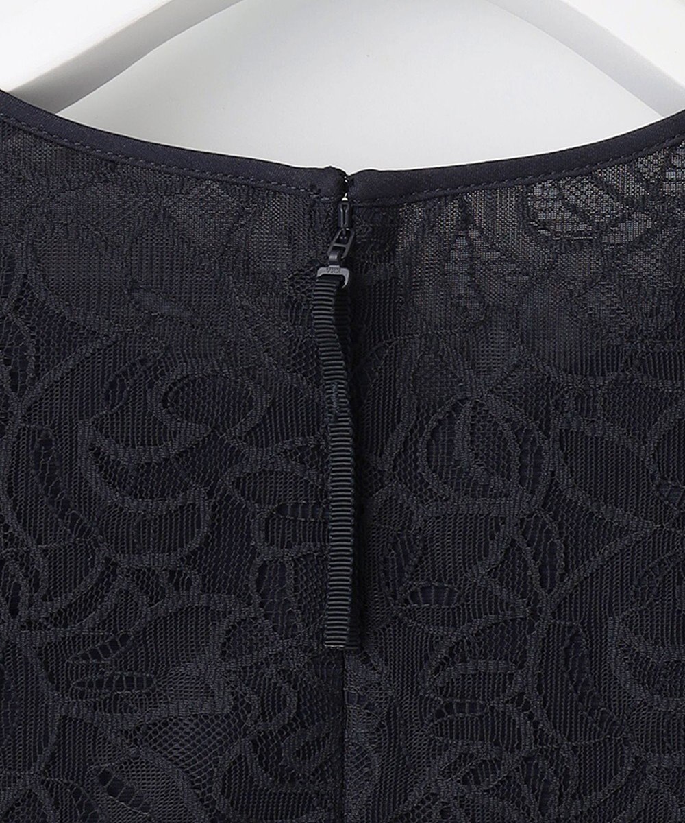 自由区 【セットアップ対応・洗える】ラッセルレース ブラウス 