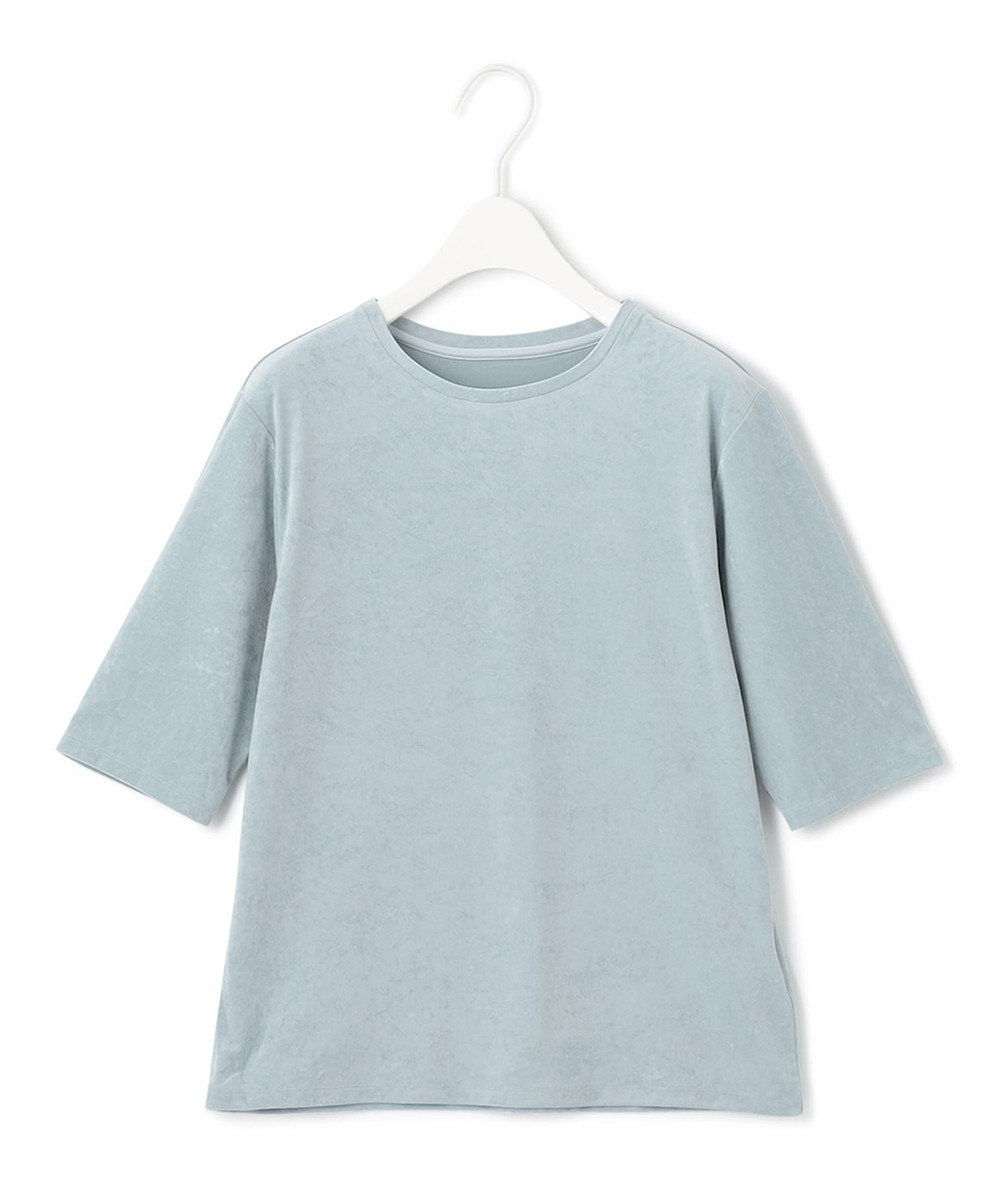 洗える】 トリアセテートベロア Tシャツ / ICB | ファッション通販