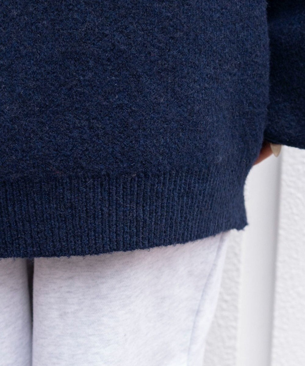 WEGO フラッフィー2WAYグラフィックワンショルBIGニット 