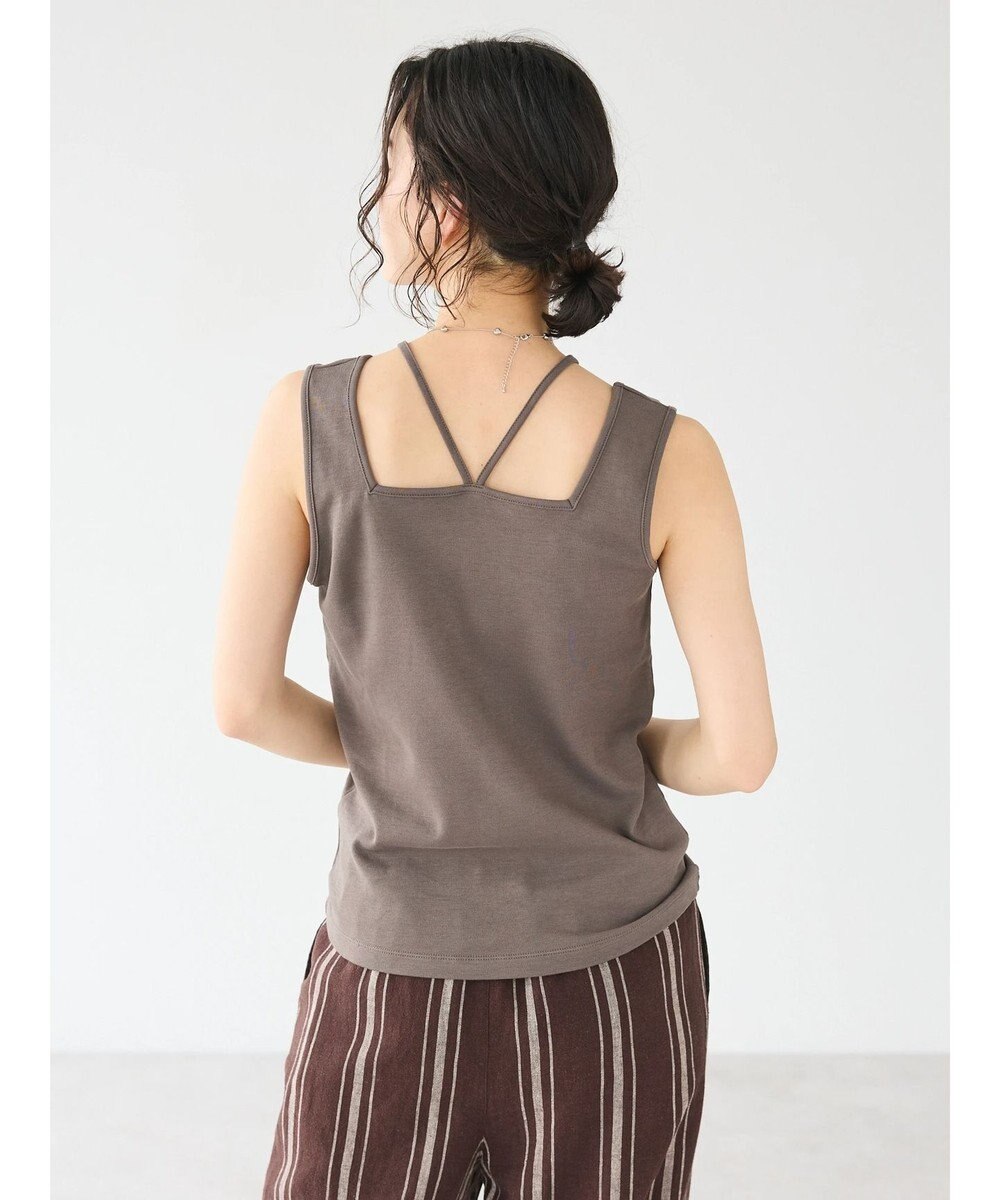 CRAFT STANDARD BOUTIQUE 前後2WAYスクエアデザインタンクトップ 