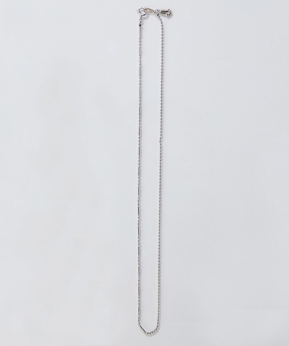 Phoebe 【金属アレルギー対応】リンキーデザインチェーンネックレス　シルバー　ニッケルフリー 