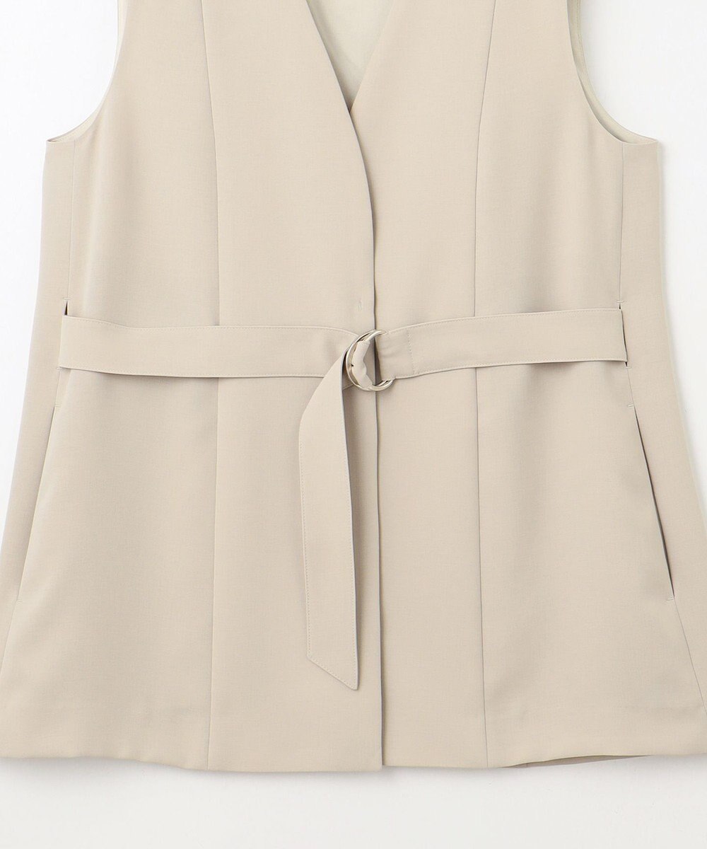 23区 S 【撥水加工/UVカット】キューティクルストレッチツイル ジレ 