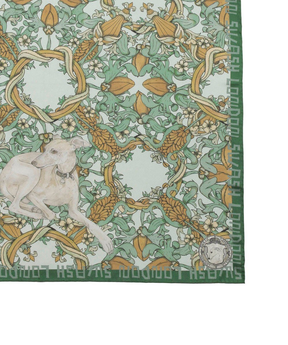 MOONBAT SWASH LONDON 大判シルクツイルスカーフ Tapestry 68×68cm 日本製 