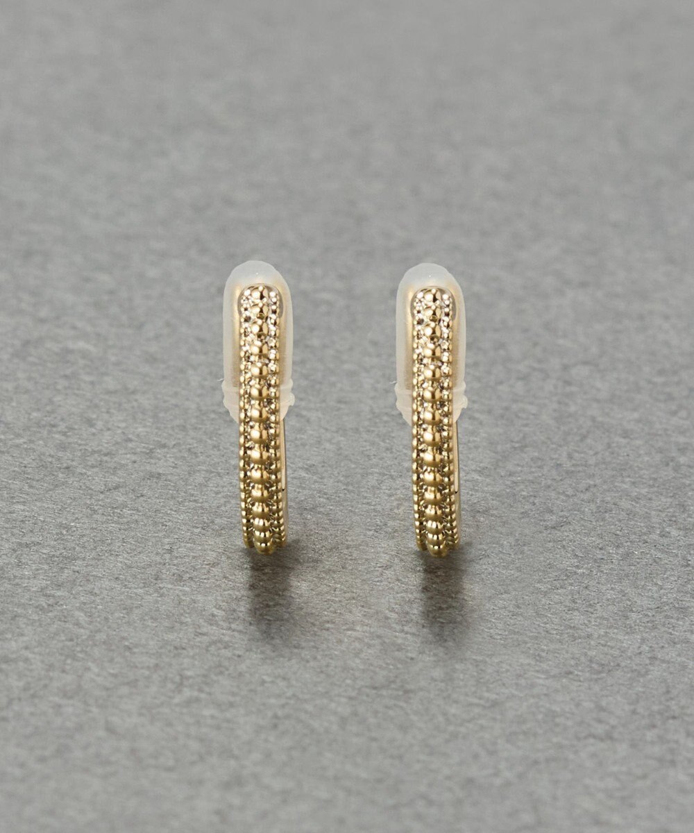 Phoebe 【金属アレルギー対応】【痛くないシリーズ】グリッターメタルライトフィットイヤリング　ゴールド 