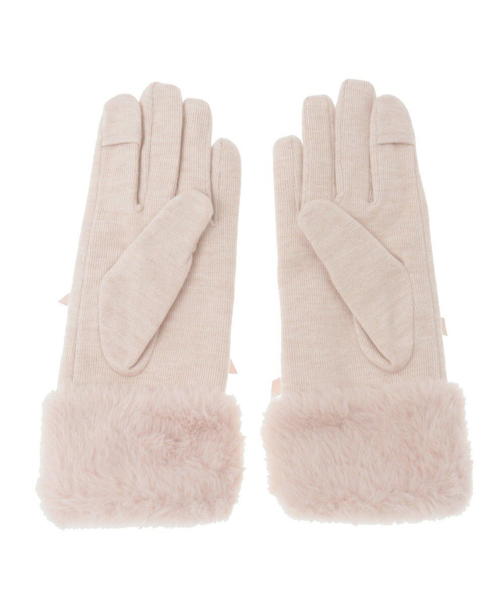 Maison de FLEUR プチリボンファーグローブ 