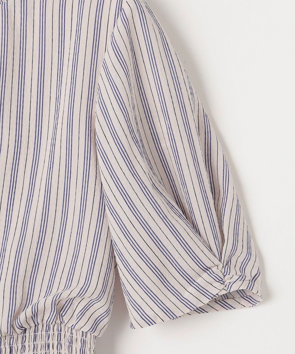 ANY SIS 【洗える】サッカーストライプ ワンピース 