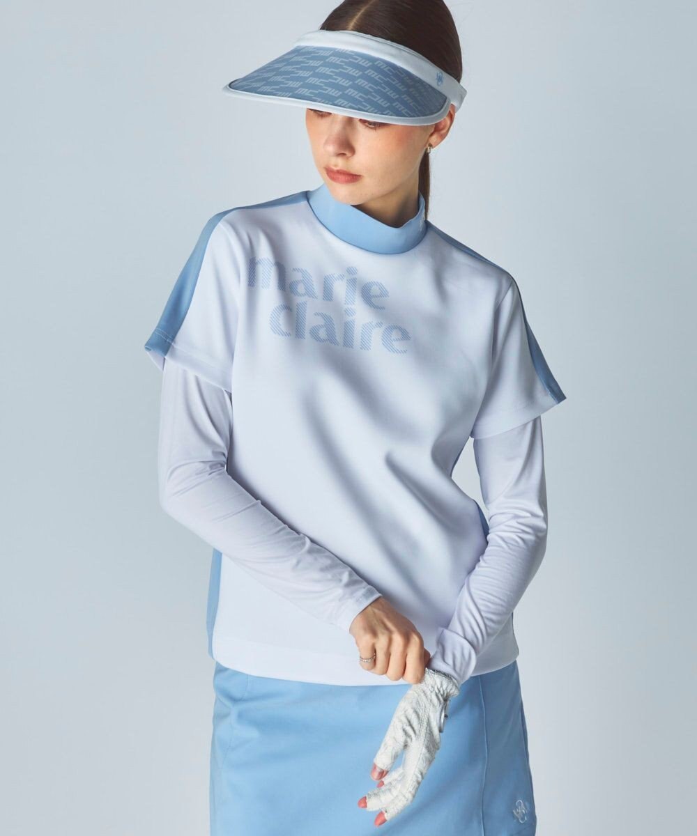 FILA GOLF／marie claire 【Marie claire sports】半袖モックネックシャツインナーセット 