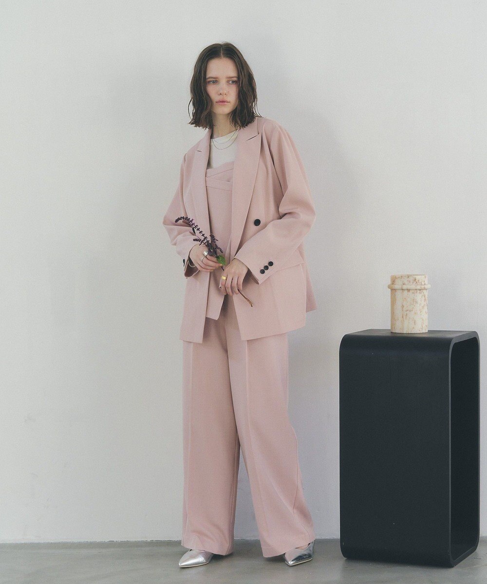 YECCA VECCA タックワイドパンツ 