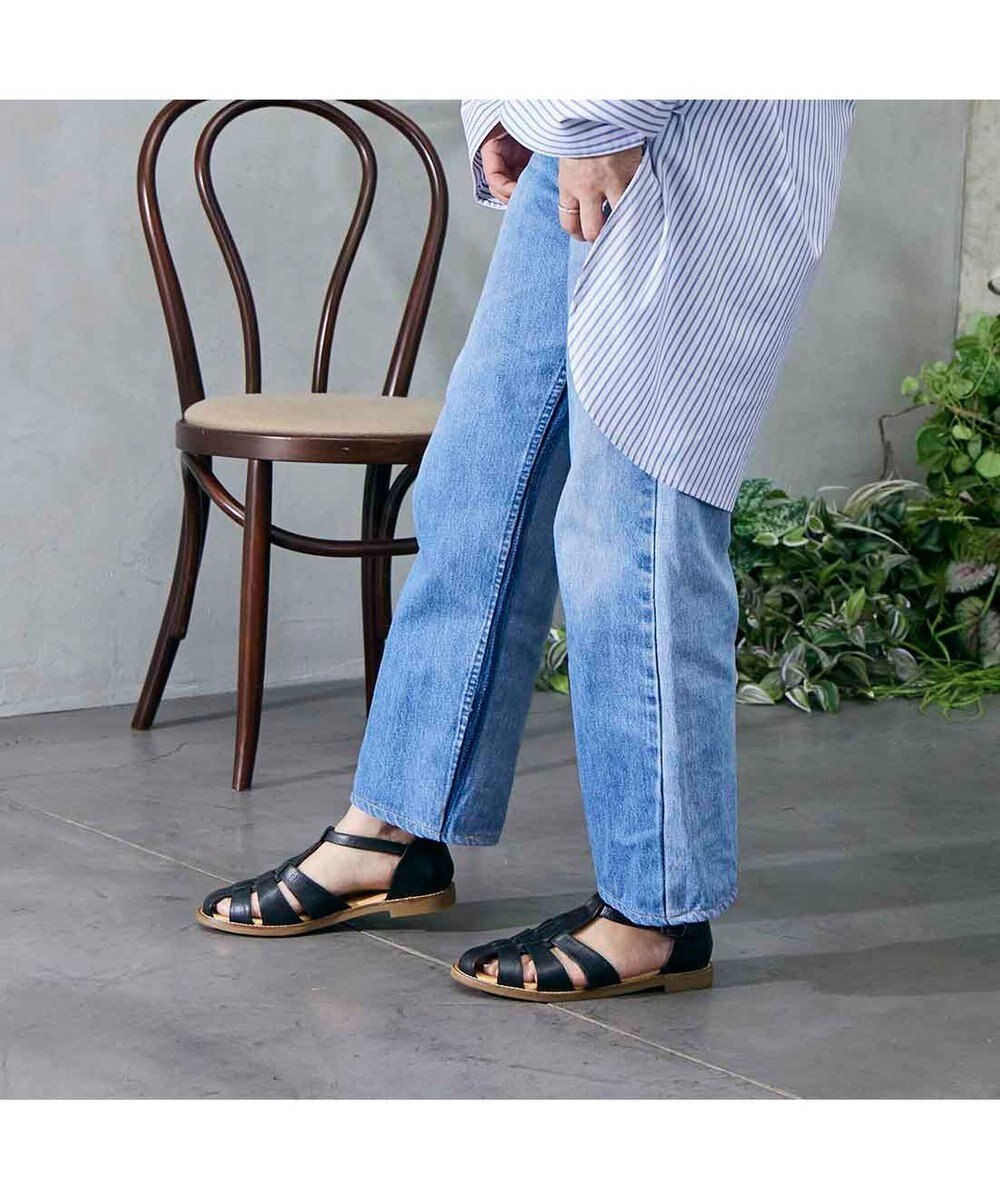 ing <ing>【WEB限定】グルカフラットサンダル 