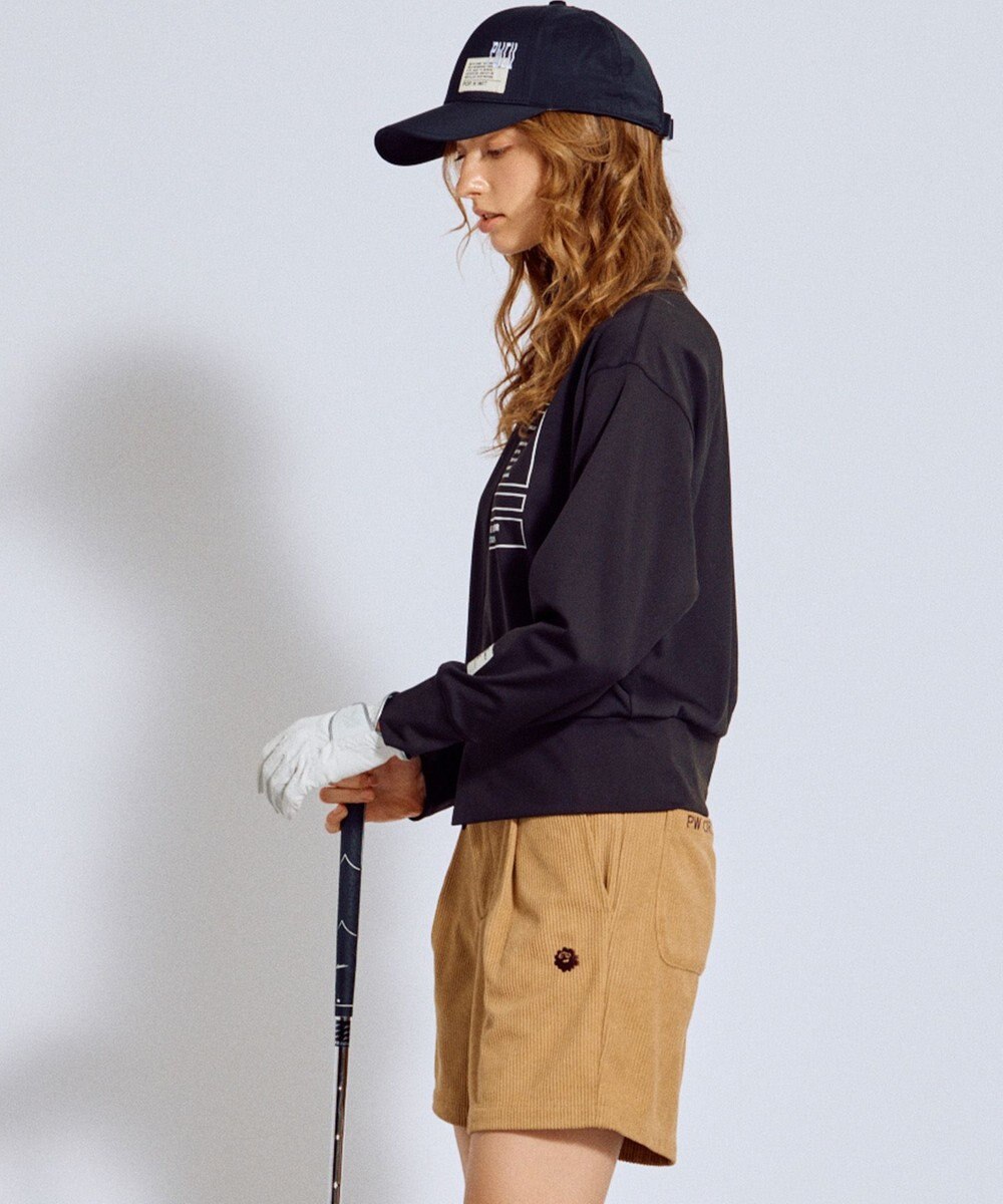 PW CIRCULUS 【吸水速乾 / UV遮蔽率99.5% UVカット / ストレッチ】【WOMEN】ドルマンスリーブモックネックT ゴルフウェア レディース 