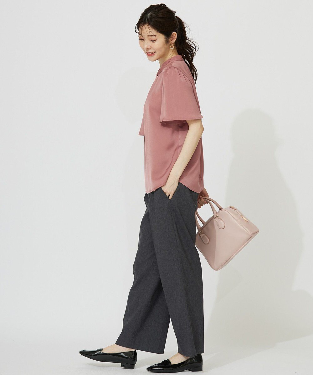 ANY SIS S 【洗える】4WAY半袖 ボウブラウス 