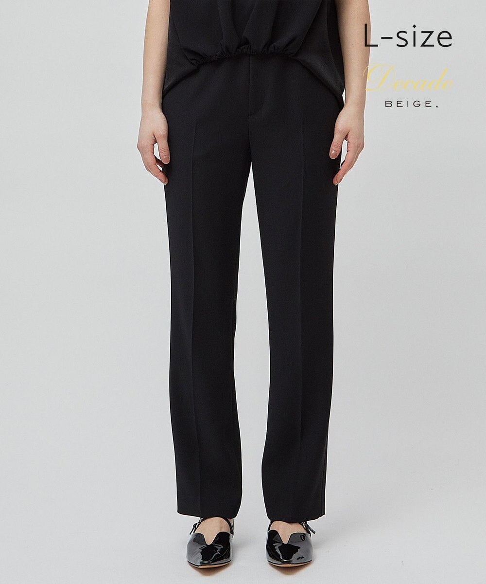 BEIGE， 【洗える・L-size】ALAINA / スリムストレートパンツ 