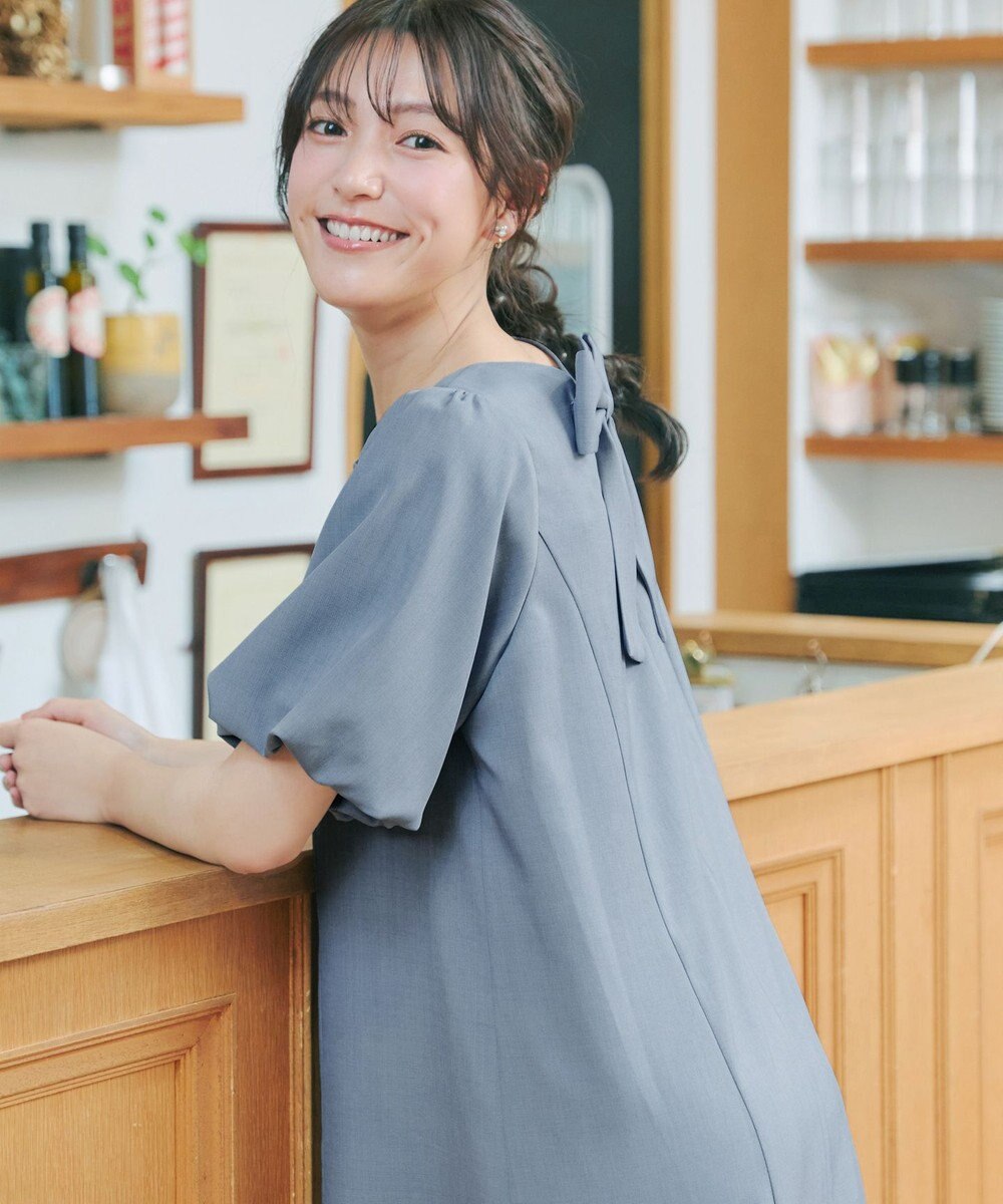 Tiaclasse L バックリボンワンピース 