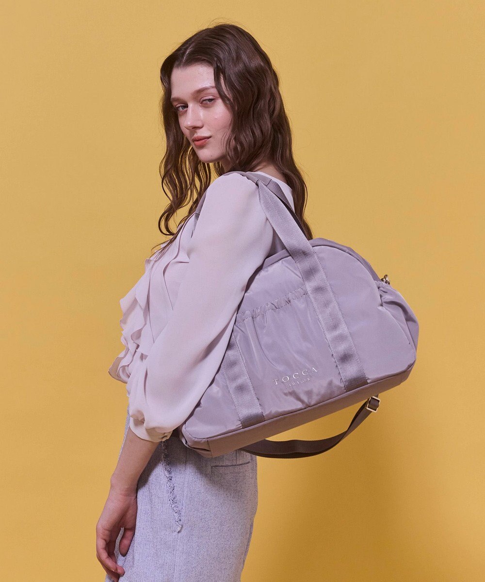 TOCCA 【WEB＆一部店舗限定】【一部カラー撥水・A4サイズ対応】AMIRARE NYLON BOSTON L ボストンバッグ 