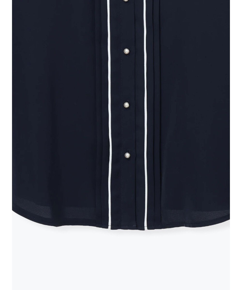 Te chichi パール釦フロントタックブラウス 