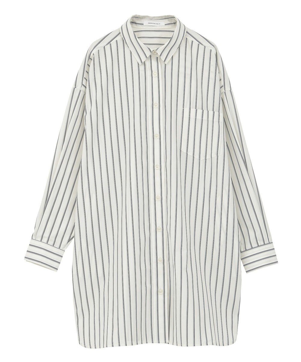 AMERICAN HOLIC イージーケアオーバーチュニックシャツ 