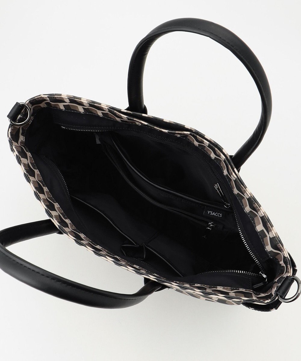 Y'SACCS キュービックモノグラム　2WAYトート　Sサイズ 