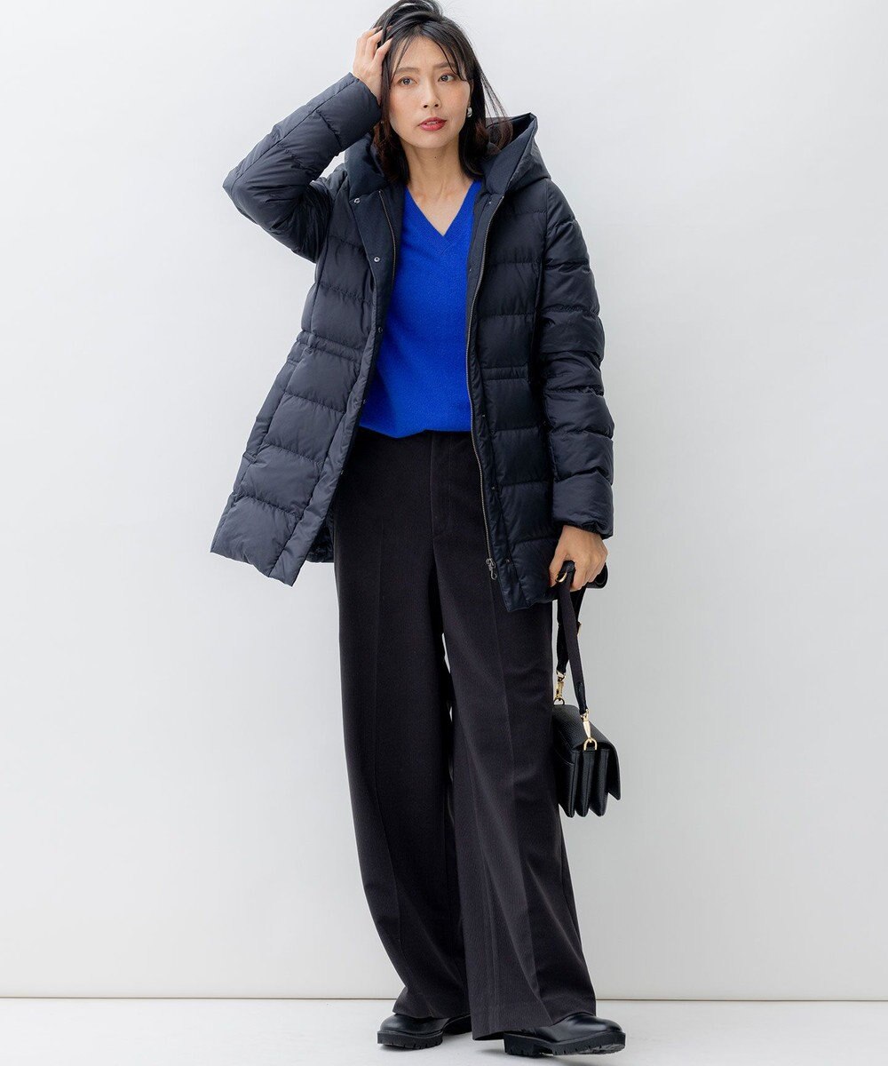 23区 【VERY掲載/新色追加】シレータフタ ミドル丈 ダウンコート 