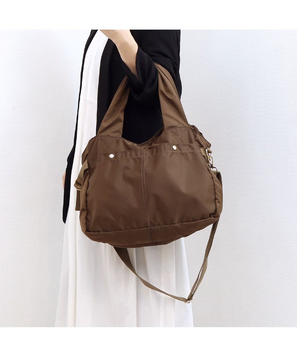 UNBILLION カシュカシュ cachecache / ナイロンタウン2wayボストンバッグ 