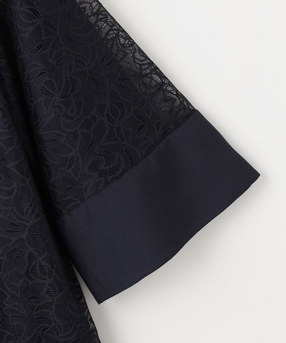 自由区 【セットアップ対応・洗える】ラッセルレース ブラウス 