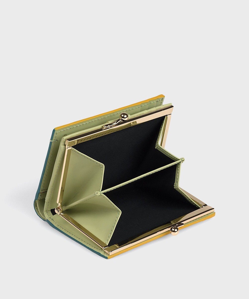 Paul Smith カラードエッジ がま口 2つ折り財布 