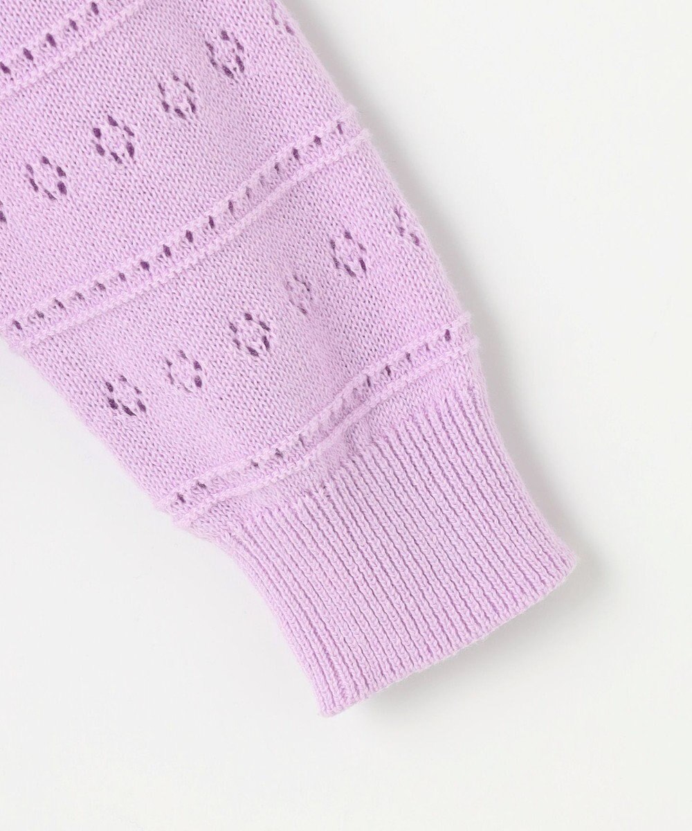 組曲 KIDS 【90-100㎝】フラワーアイレット カーディガン 