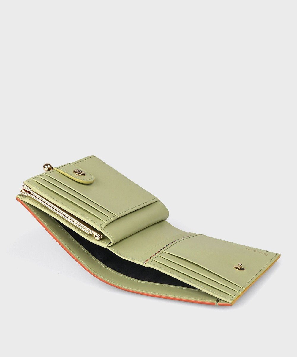 Paul Smith カラードエッジ がま口 2つ折り財布 