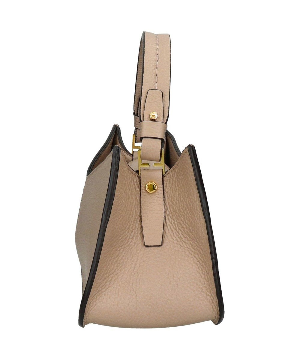 INTER-CHAUSSURES 【LORISTELLA】Vカットレザー２WAYハンドバッグ 