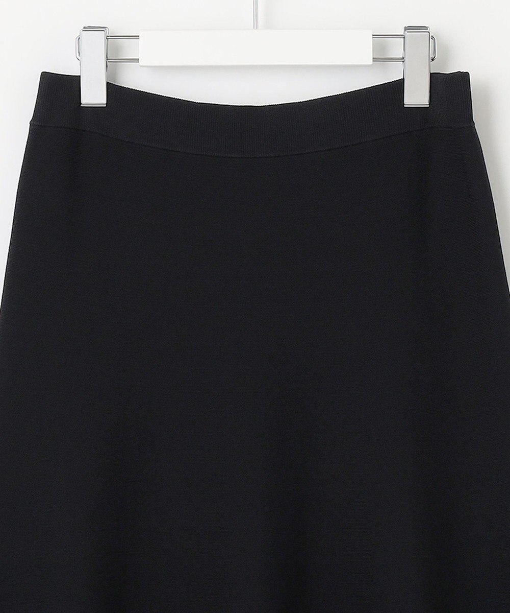 自由区 【洗える・XSサイズあり】クレープストレッチニット スカート 