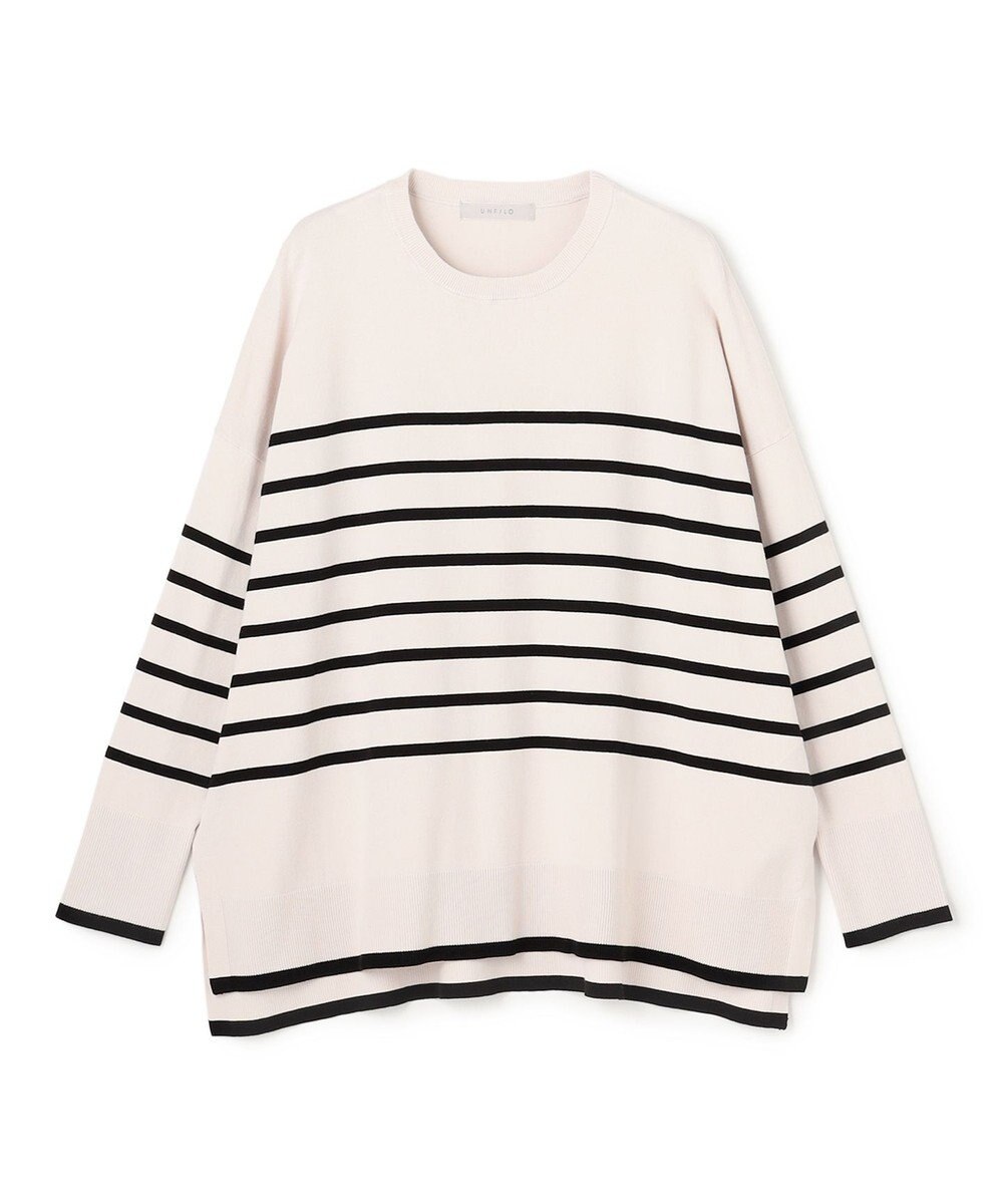 UNFILO L マイビューティニット ワイドクルーネック 