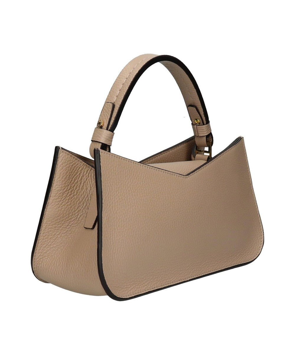 INTER-CHAUSSURES 【LORISTELLA】Vカットレザー２WAYハンドバッグ 