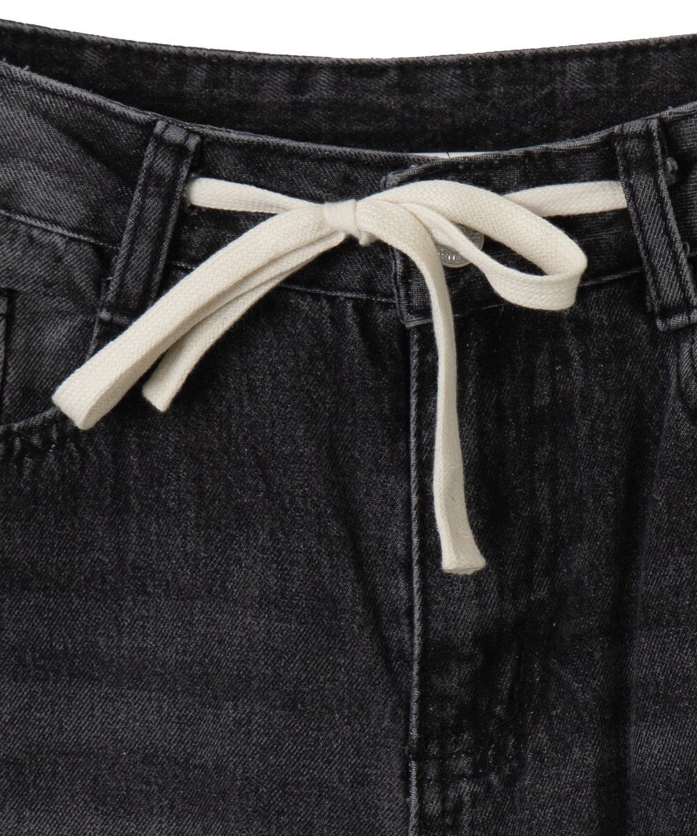 WEGO ドロストコードフレアデニム 