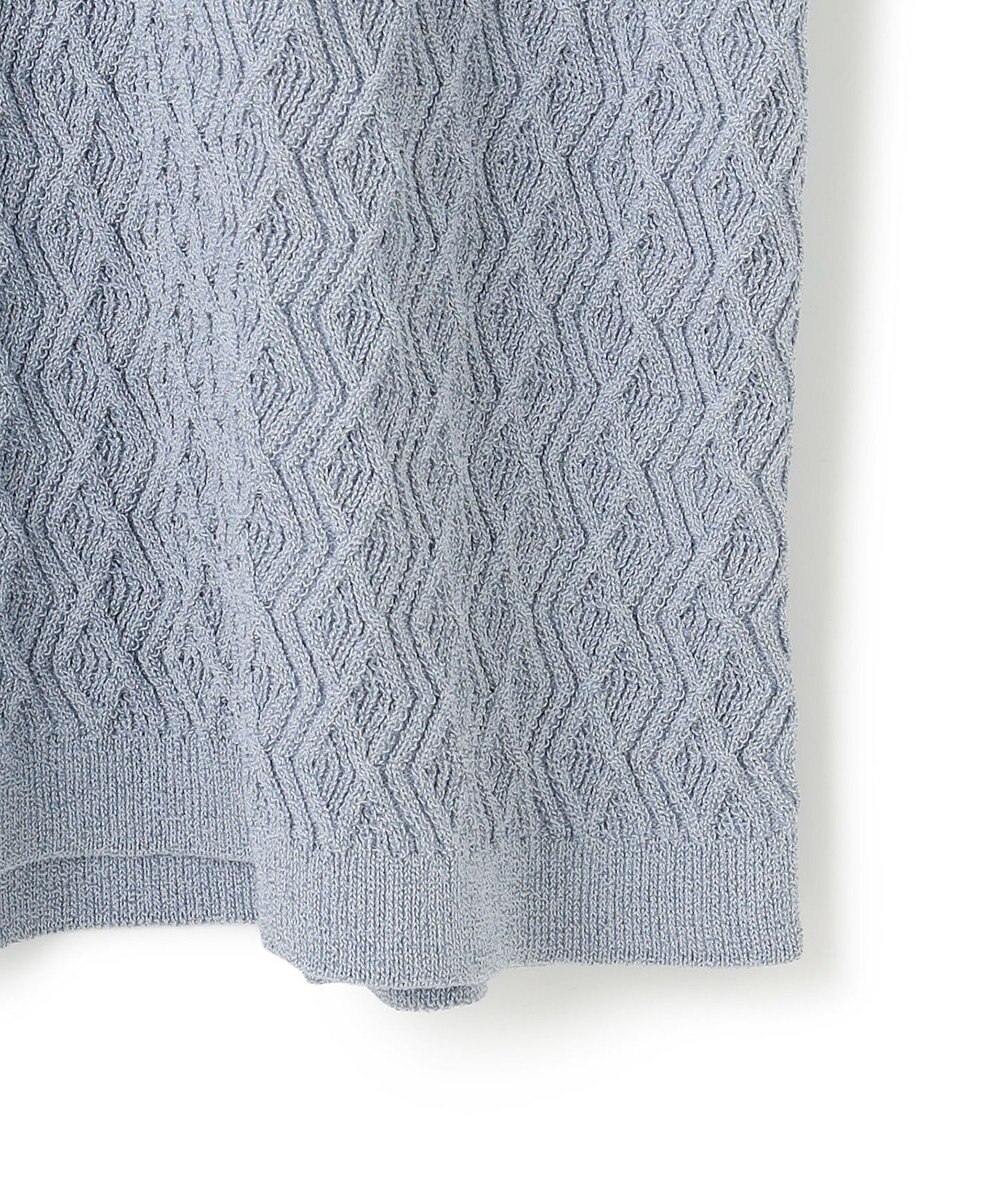 JOSEPH HOMME 【洗える】ドライコットンリンクス　半袖クルーネックニット 