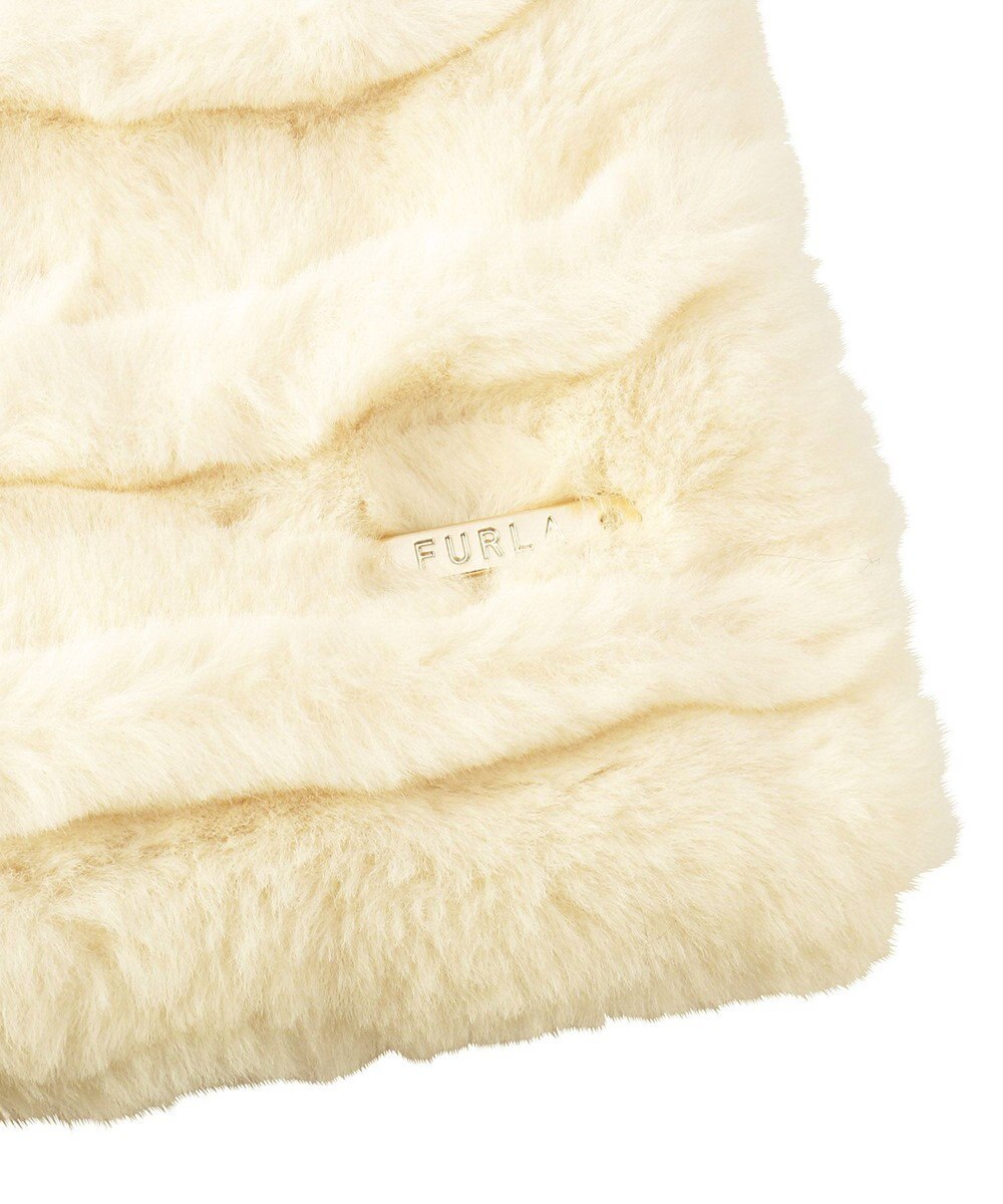 MOONBAT FURLA フェイクファーウェイビーマフラー 