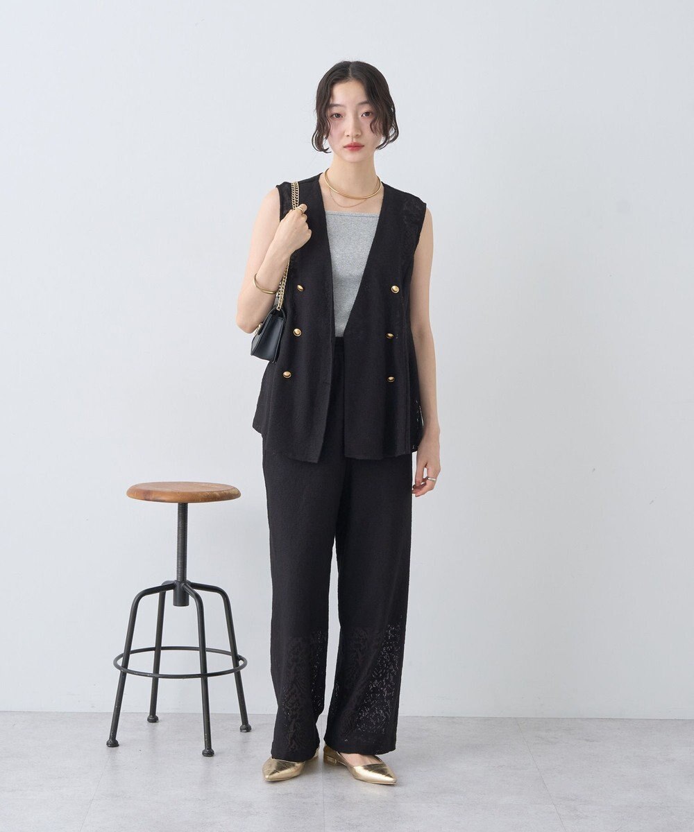 earth music&ecology レースイージーパンツ 