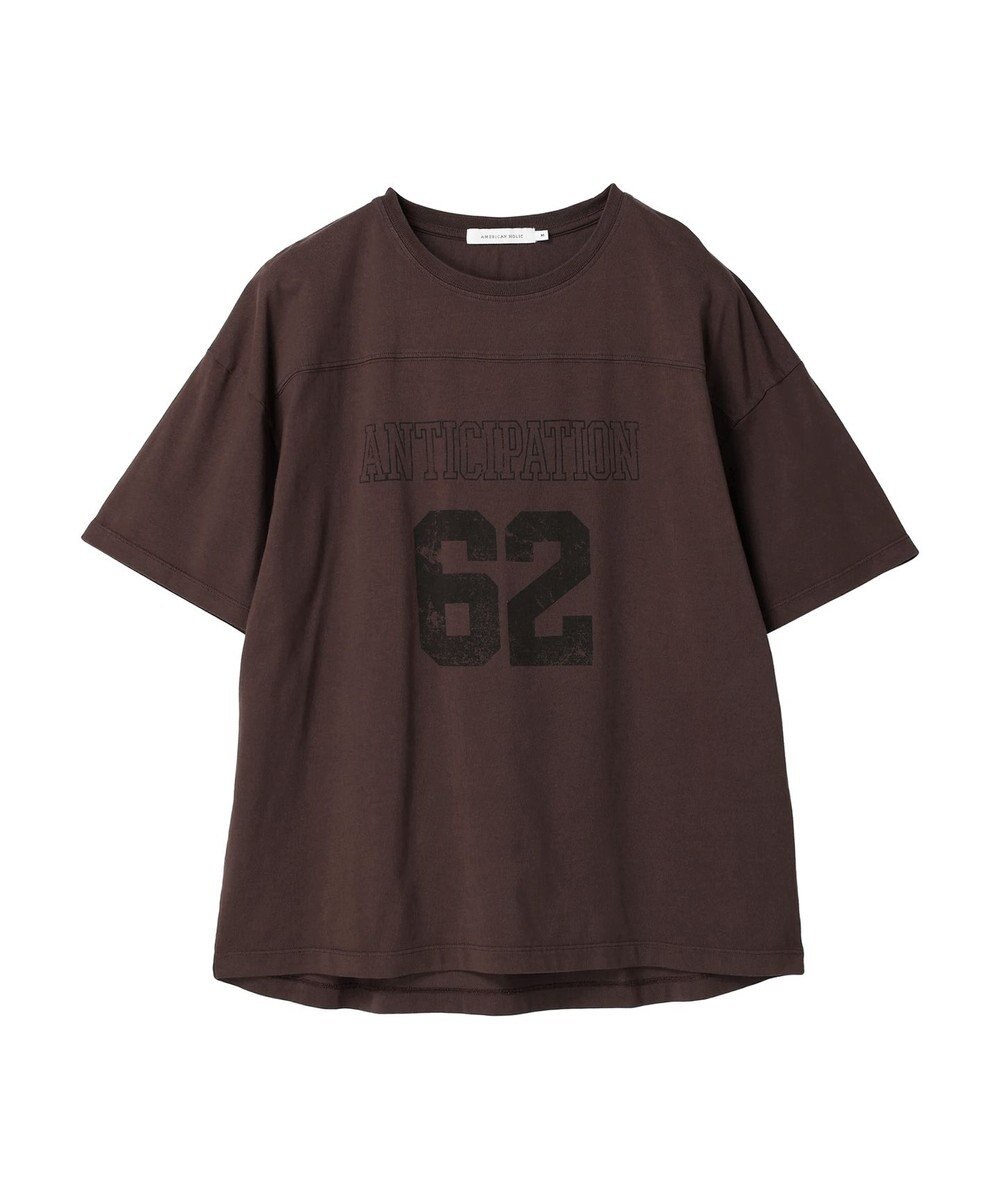 AMERICAN HOLIC 製品染めナンバーロゴカットプルオーバー 