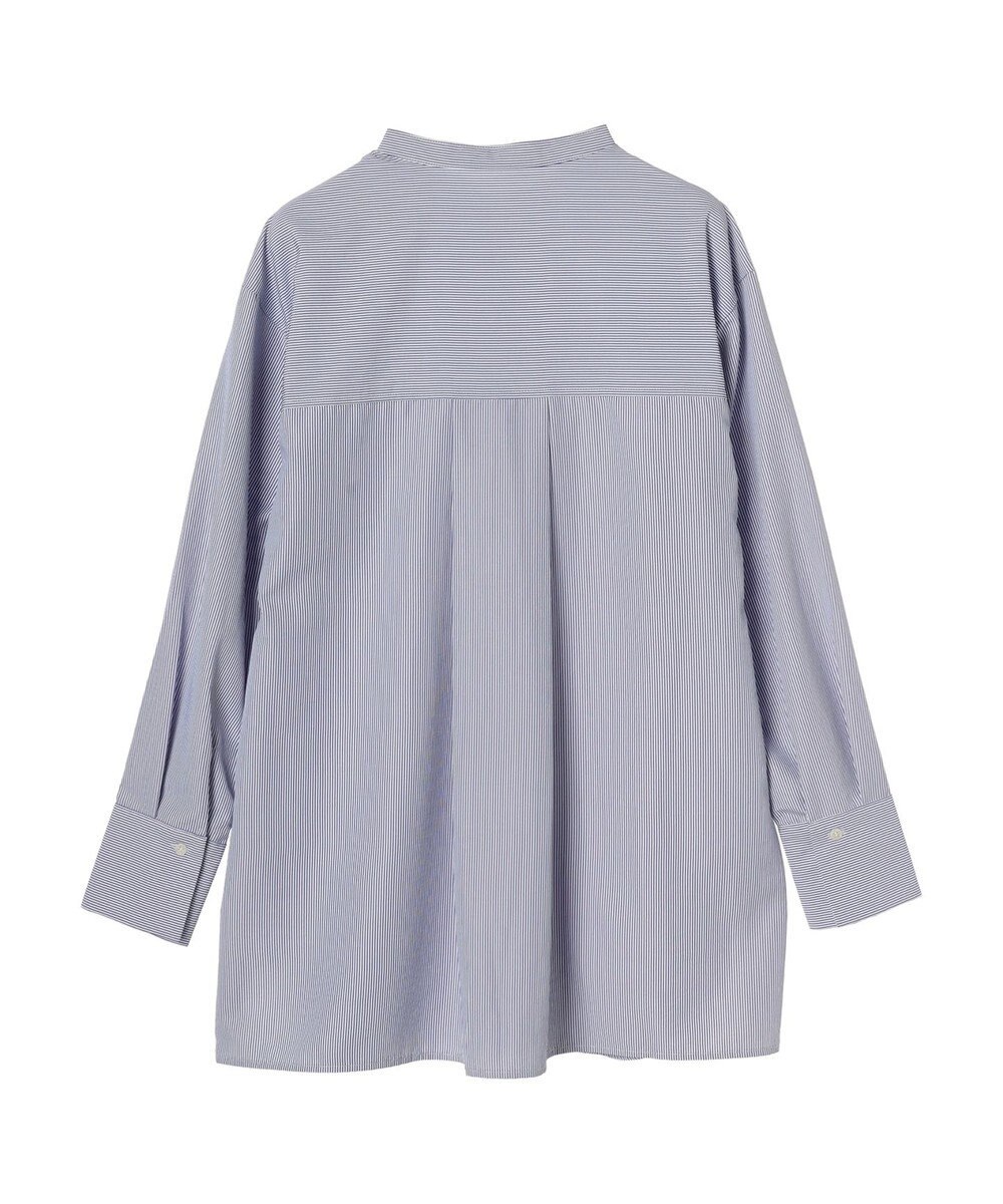 Green Parks レイヤードアソート柄シャツチュニック 