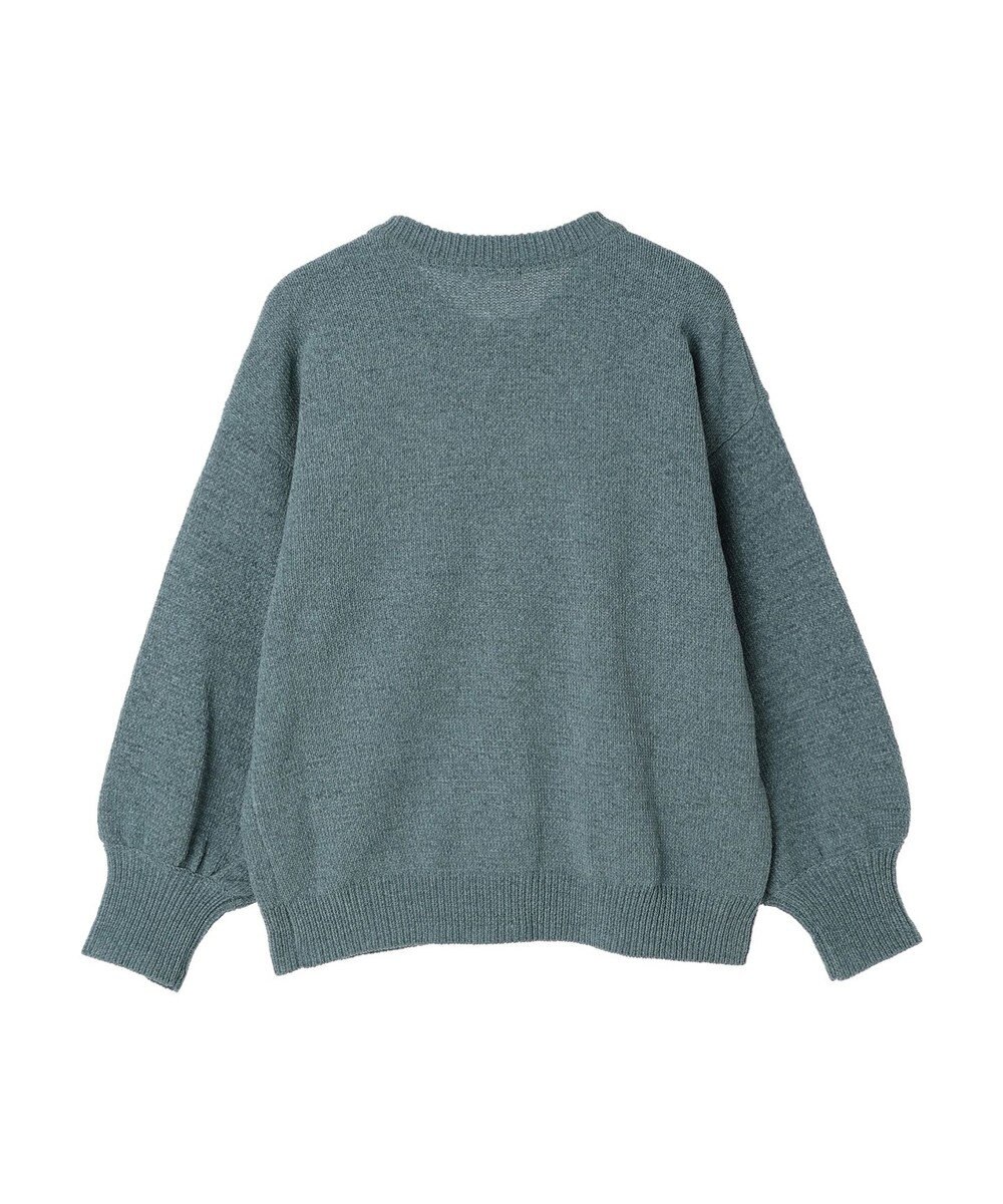 CRAFT STANDARD BOUTIQUE 洗えるコードモールクルーネックカーデイガン 