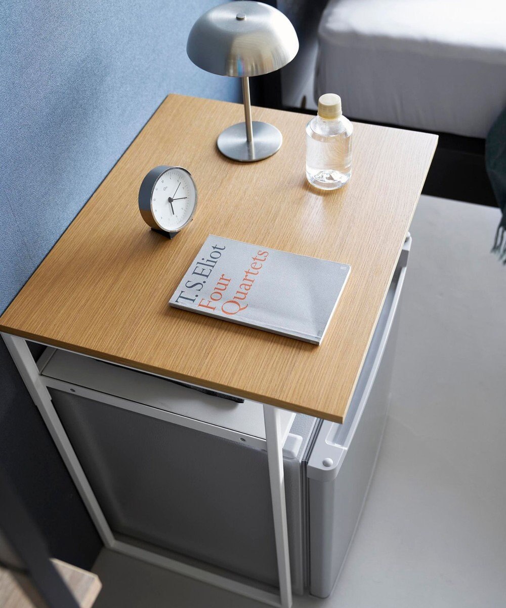 tower 引き出し付き冷蔵庫上ラック タワー 45L用 ホワイト 