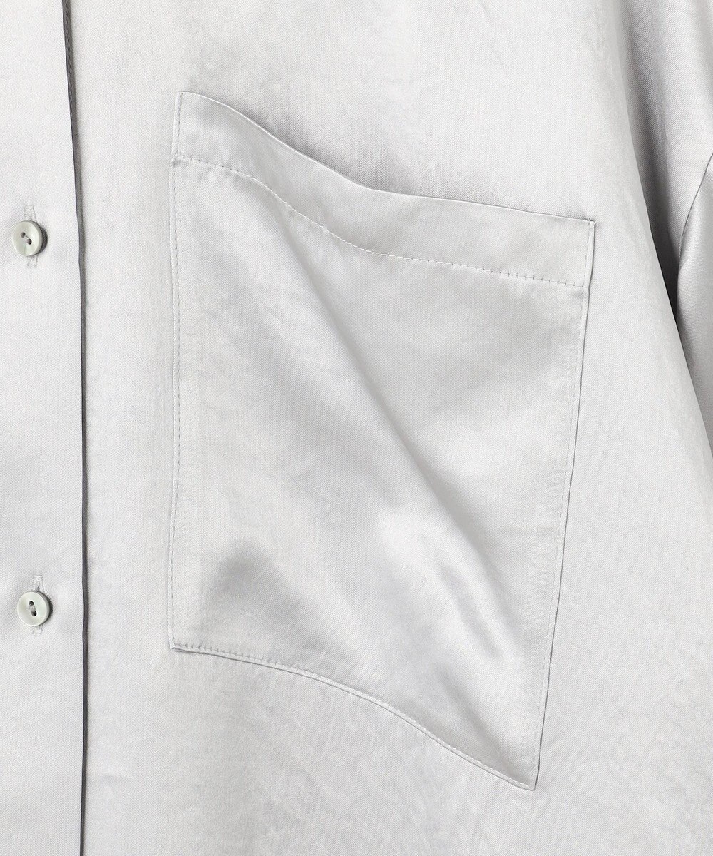 uncrave アセテートヴィンテージサテン ミドルシャツ 